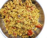 A picture of step 6 of Veg of Soya Granuals.