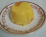 A picture of step 6 of Mix fruits milk jelly pudding in chocolate basket.