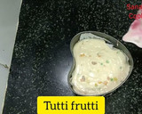 டூட்டி ஃப்ரூட்டி கேக் (tutty fruity cake recipe in tamil) ரெசிபி ஸ்டேப் 3 புகைப்படம்