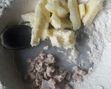 Foto del paso 1 de la receta: Pancitos de grasa con chicharrones😀