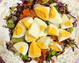 Hình bước làm 2 của món Salad trứng 🤫