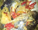 Foto langkah ke 5 dari resep Pepes Patin Bumbu Kuning.