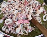 Foto langkah ke 4 dari resep Cumi asin sambel ijo.