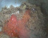 A picture of step 4 of Spaghetti sauce potatoes.