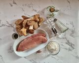 Foto del passaggio 1 della ricetta Scaloppine di Prosciutto di Maiale con Funghi al Marsala Secco