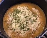 Une image de l'étape 3 de Soupe de pommes de terre et tomates à l estragon et pecorino.