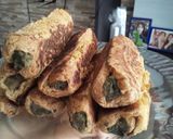 Foto del paso 11 de la receta: Pan con relleno de berenjenas asadas...🤨