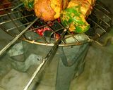 A picture of step 5 of Tofu tikka veg seekh kabab.
