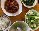 Hình bước làm 3 của món Kho quẹt chấm rau củ