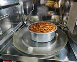 A picture of step 8 of Eggless Mawa wheat flour cake.