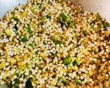 A picture of step 2 of Sabudana khichadi.