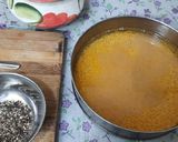 A picture of step 3 of Moong Dal Soup.