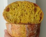 Foto langkah ke 22 dari resep Kunyit Jinten Hitam Italian Herbs Sourdough Bread (Oven Tangkring).