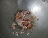 Foto langkah ke 2 dari resep Tumis Tempe, Kacang Panjang dan Bunga Pepaya.