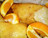 Narancsos - mézes csirkecombok recept fázis 9 fotója