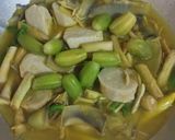 Foto langkah ke 5 dari resep Gangan Asam Keladi Jantung Pisang.