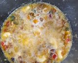 A picture of step 1 of Christmas plum cake.