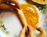 A picture of step 3 of Leftover Roti Bhakarwadi (Crunchy Fried Roti Bites).