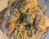 A picture of step 6 of VashBake Shrimp Linguine Scampi.