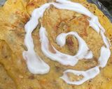 A picture of step 4 of Chicken tikka pancakes.