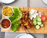 A picture of step 6 of Chicken Sate.
