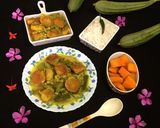 A picture of step 11 of Lentil Fritters in Ridge Gourd Curry.