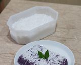 Foto langkah ke 4 dari resep UBI Unggu Kelapa Ketan Kukus.