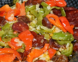 Foto del paso 2 de la receta: Espaguetis con pimientos y champiñones