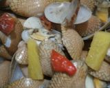 Foto langkah ke 5 dari resep Kerang batik saus tiram.