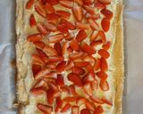 A picture of step 12 of Strawberry & Passion Fruit Meringue Roulade.