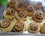 Foto langkah ke 9 dari resep Vegan Chinnamon Roll.
