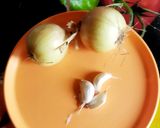 Zöldbabos szójakocka pörkölt recept fázis 2 fotója