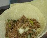 A picture of step 4 of Beef samosa.