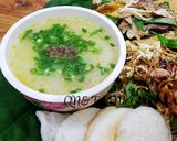 Hình bước làm 4 của món Cháo gỏi gà ngày mưa