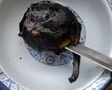 A picture of step 2 of Smoked eggplant curry /baingan bharta.