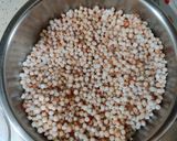A picture of step 4 of Sabudana Peanut Pulao.