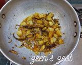 A picture of step 1 of Cabbage Aloo.