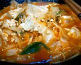 Foto langkah ke 5 dari resep Sundubu JJigae (Sup tahu pedas).