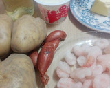 Foto del paso 1 de la receta: Patatas rellenas de gambas