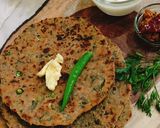 बाजरा का पराठा (pearl millet paratha recipe in Hindi) रेसिपी चरण 5 फोटो
