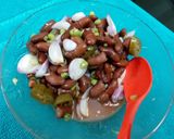 A picture of step 4 of Red Kidney Beans Salad/Rajma Salad.