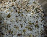 A picture of step 1 of Multigrain khichdi.