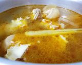 Hình bước làm 2 của món Bún sườn bò bò tái