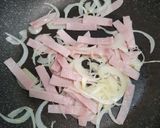รูปขั้นตอนการทำที่ 2 ของ Carbonara Mushroom Spaghetti แบบง่ายๆ