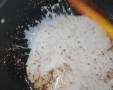 A picture of step 2 of Saudi style Rice with Chops.