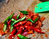 Foto langkah ke 2 dari resep Sambal Tahu tempe kentang.