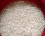 A picture of step 1 of Palak poha tikki.