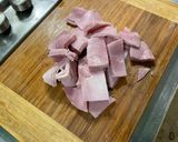 Une image de l'étape 1 de Paniers feuilletés jambon emmental tomates.