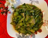 Hình bước làm 3 của món Cải làn xào gừng