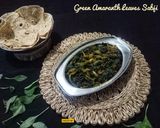 A picture of step 7 of Green Amaranth Leaves Sabji.